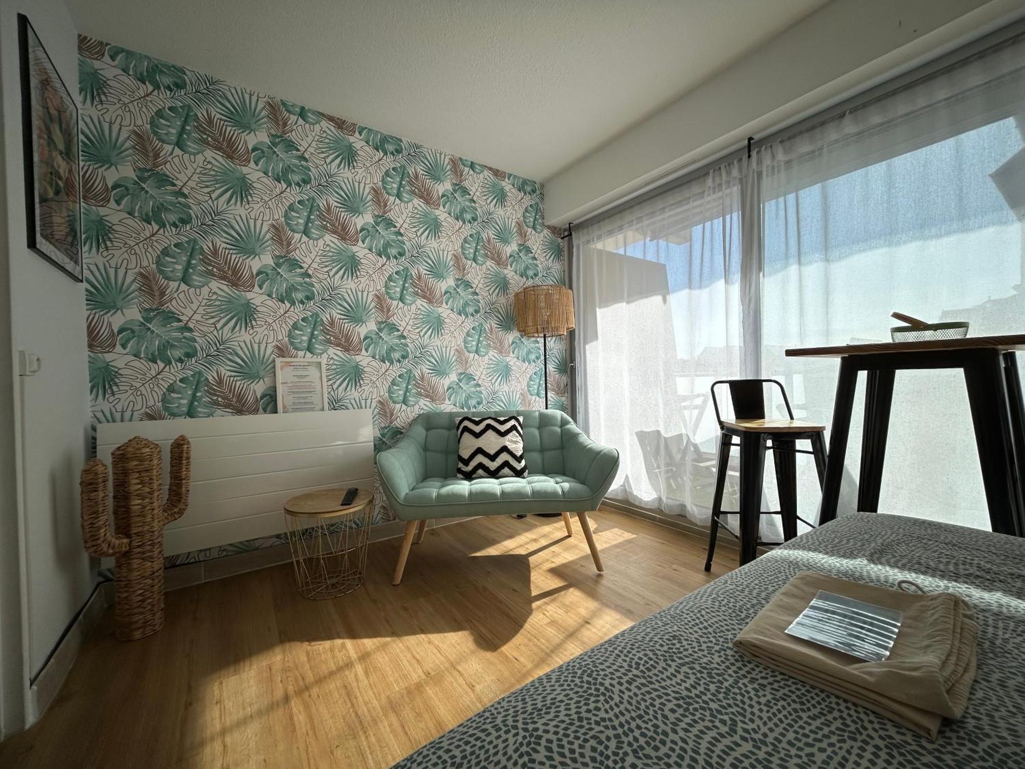 Cosy Studio Avec Vue Sur L'Ocean Lacanau Bagian luar foto