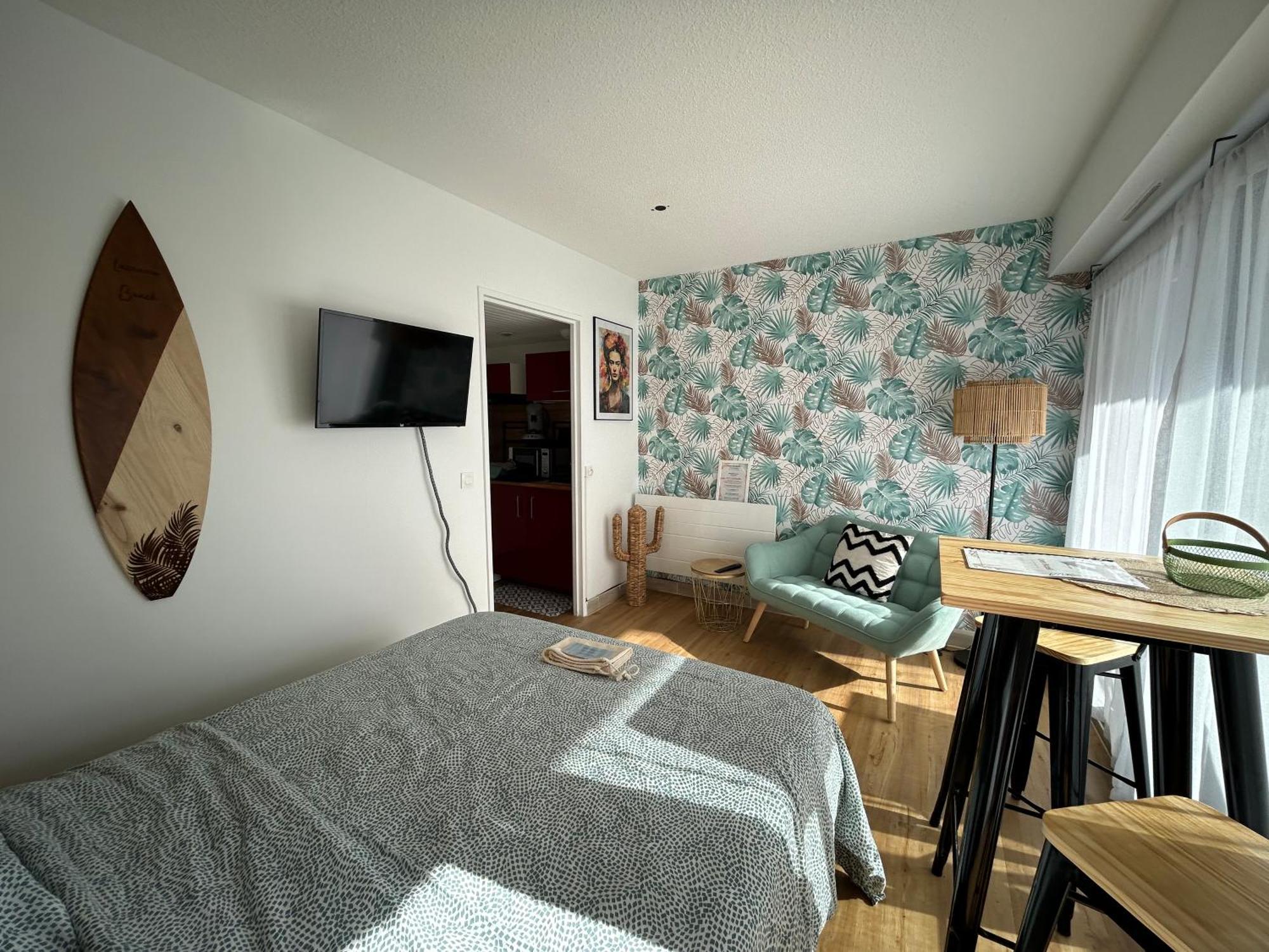 Cosy Studio Avec Vue Sur L'Ocean Lacanau Bagian luar foto