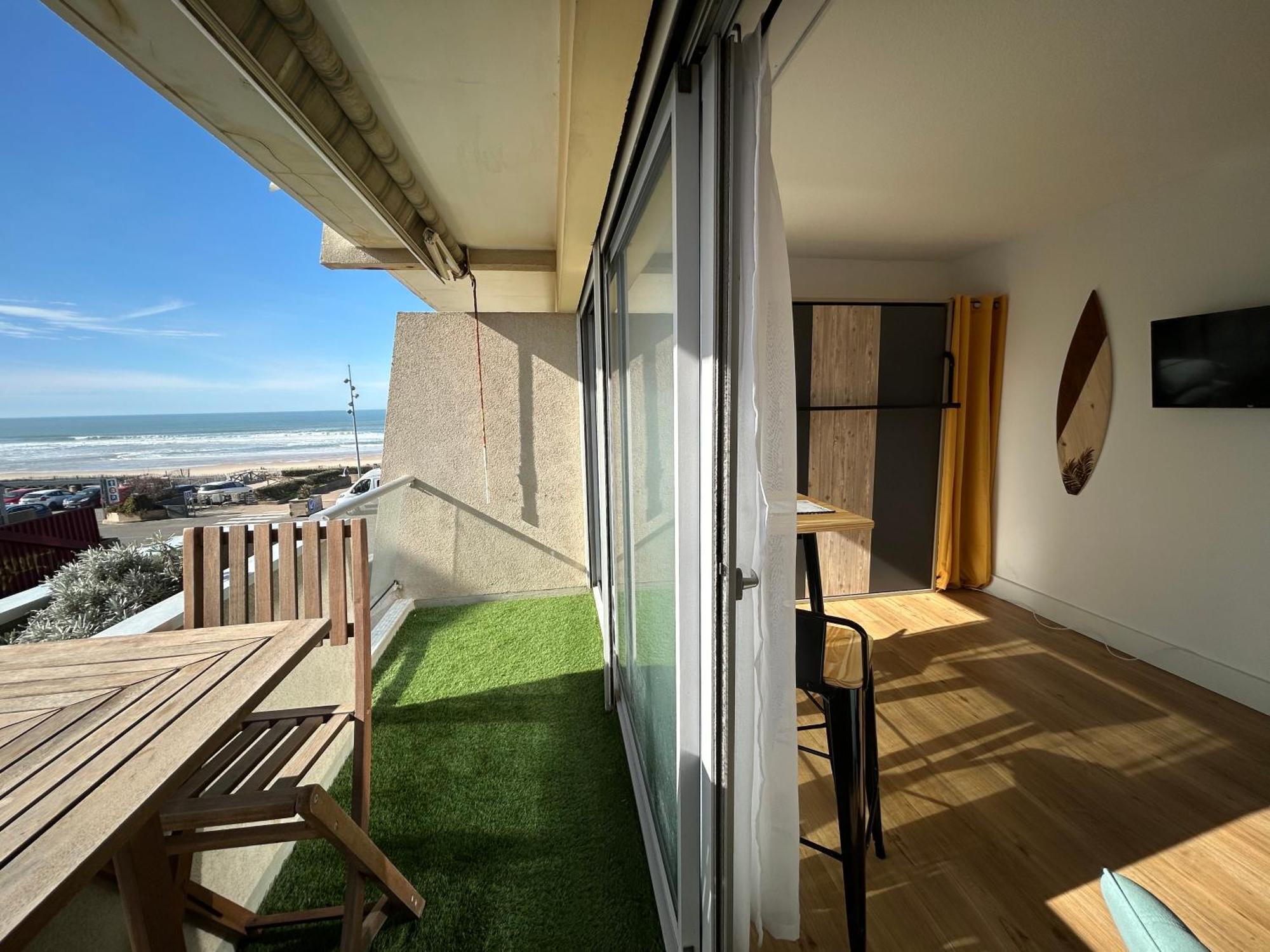 Cosy Studio Avec Vue Sur L'Ocean Lacanau Bagian luar foto